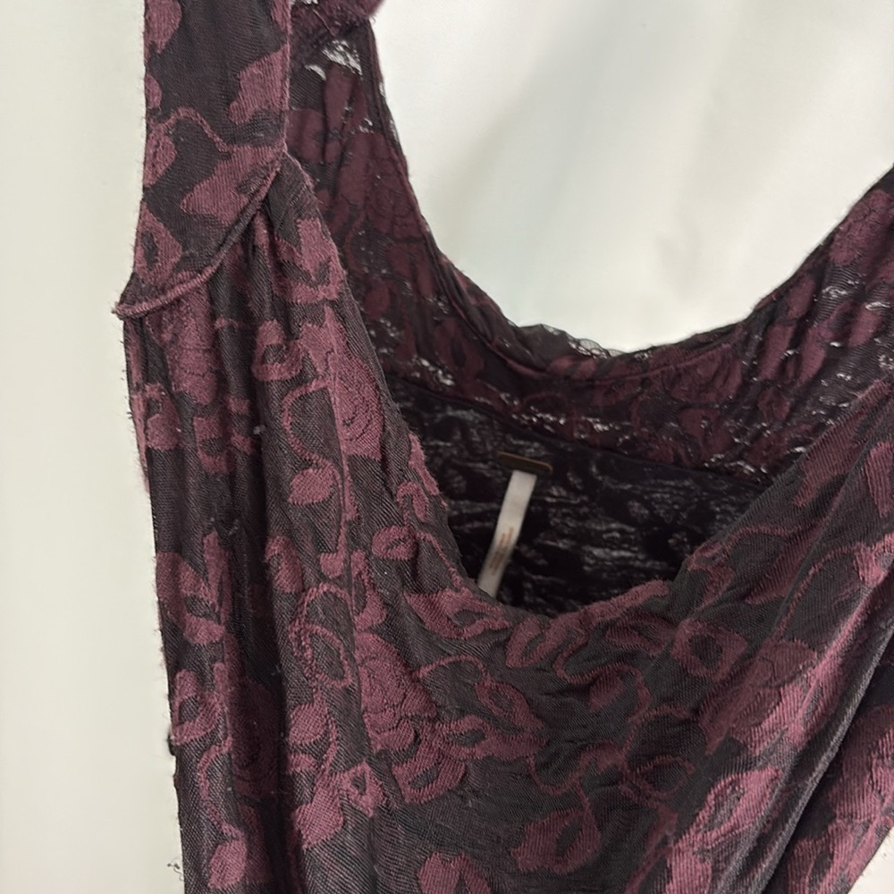 Free People Large Bodycon Knit Lace Dress